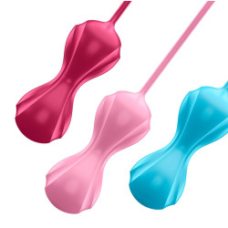 Satisfyer Kit de 3 boules de geisha - 3.4 cm